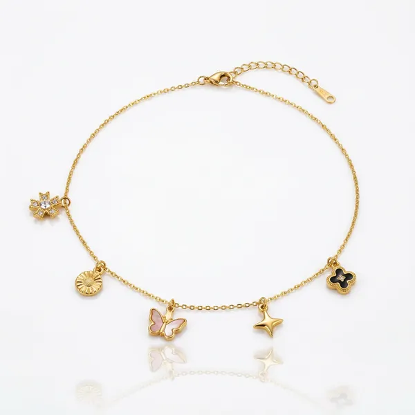 Gold_Cable_Chain_Five_Mixed_Charm
