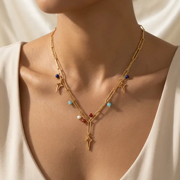 Gold_Double_Layer_Star_Charm_Multicolor_Bead