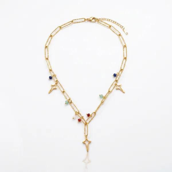 Gold_Double_Layer_Star_Charm_Multicolor_Bead