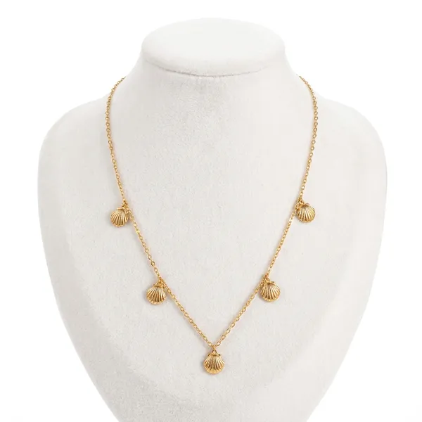 Gold_Plated_Seashell_Charm_Chain_For_Women