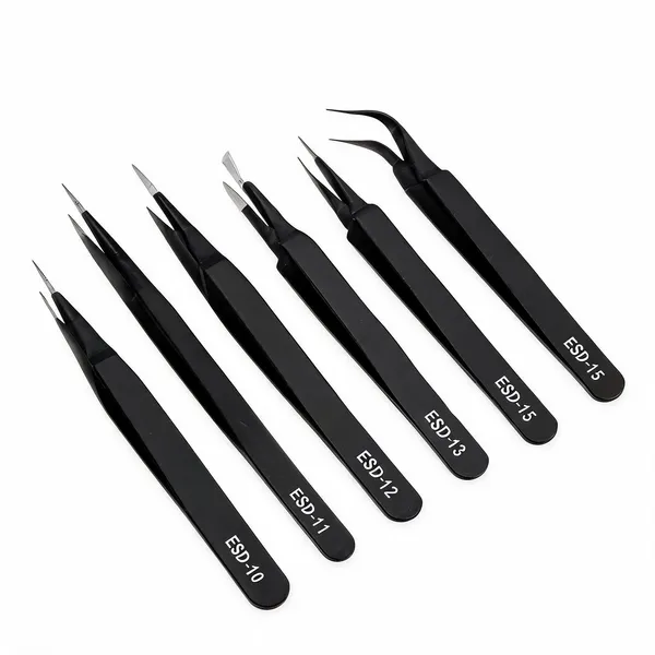 Multicolor_Stainless_Steel_Esd_Tweezer_Set_Of_5