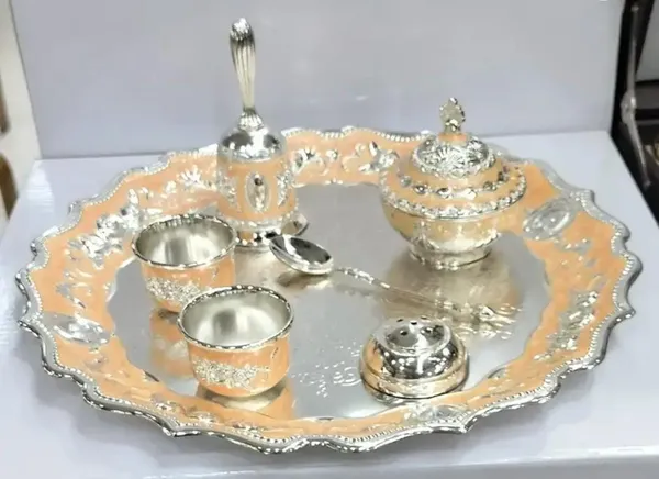 German_Silver_Pooja_Thali
