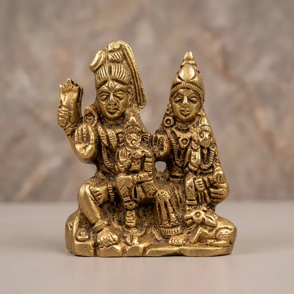 Brass_Traditional_Shiva_Parvati_Seated_Religious_Idol