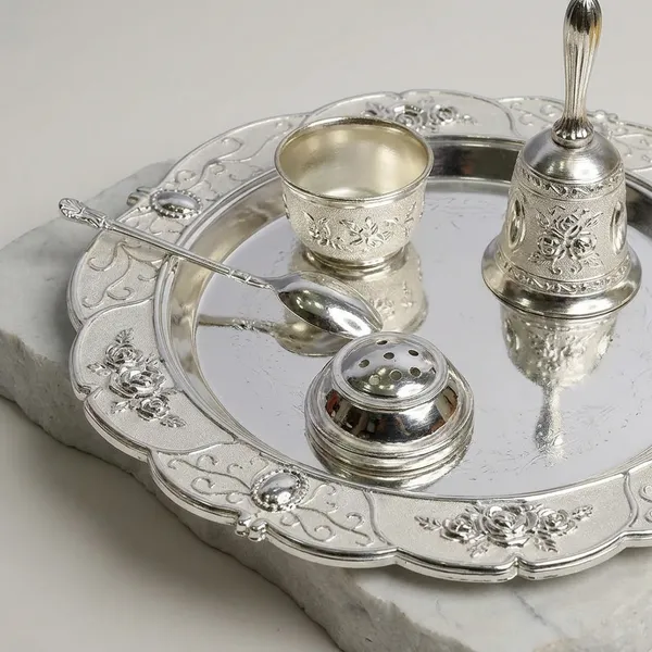 Silver_Plated_Traditional_Floral_Engraved_10_inch_Pooja_Thali_Set
