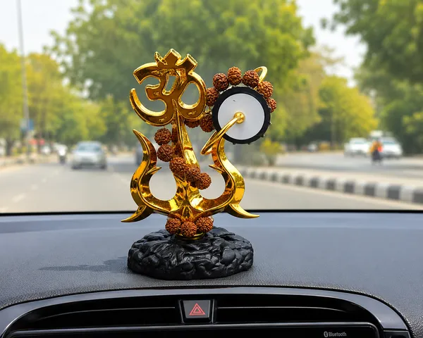 Trishul_with_Damru-_Black_Base_3.9_Inch