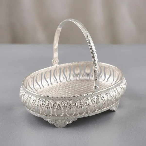 Metal_Decorative_Cutwork_Boat_Shaped_Basket