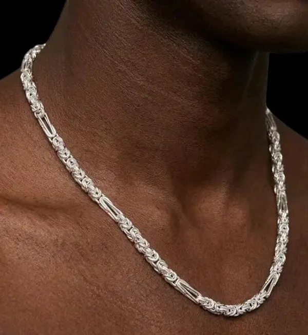 Silver_Plated_Metal_Premium_Chain_For_Men