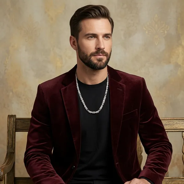 Silver_Plated_Metal_Premium_Chain_Necklace_For_Men