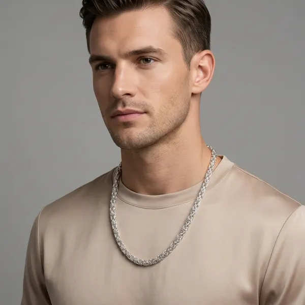 Silver_Plated_Metal_Premium_Chain_Necklace_For_Men