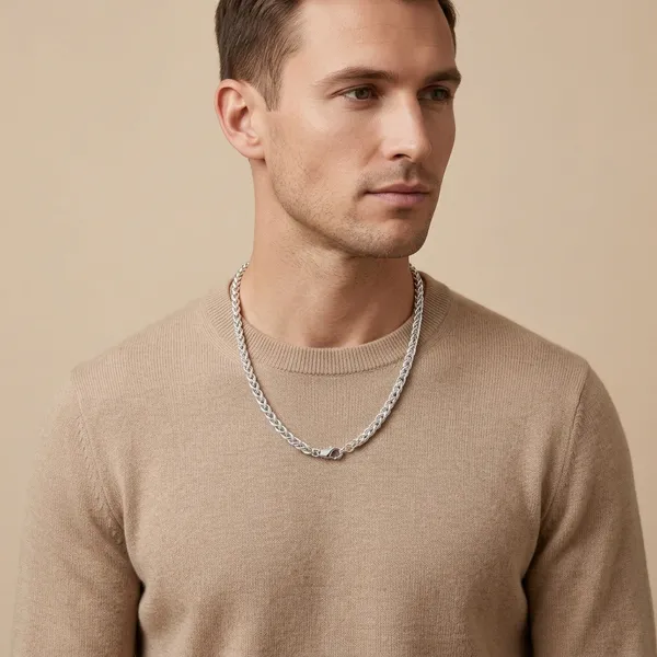 Silver_Plated_Metal_Premium_Chain_For_Men