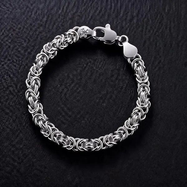 Silver_Plated_Metal_Premium_Bracelet_For_Men