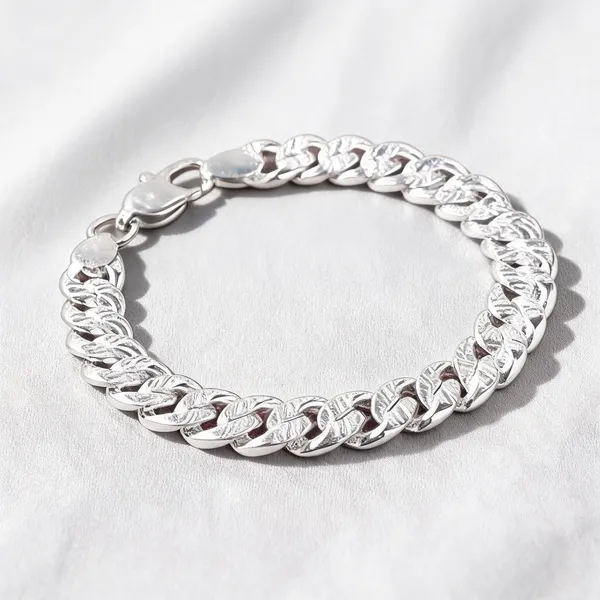 Silver_Plated_Metal_Premium_Bracelet_For_Men