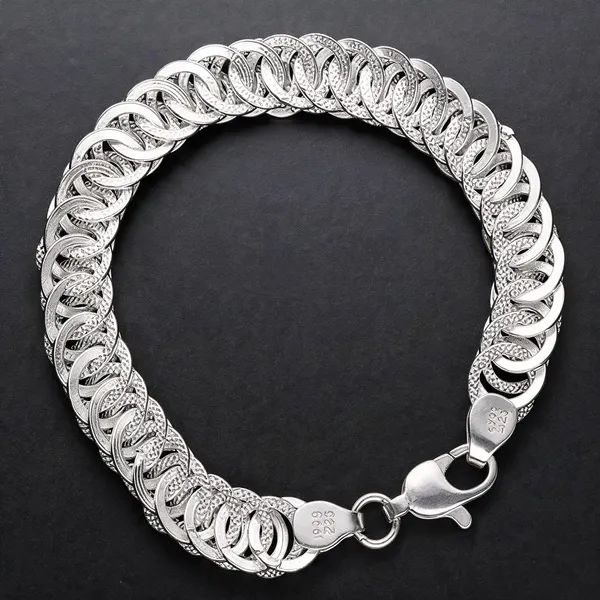 Silver_Plated_Metal_Premium_Chain_Link_Bracelet_For_Men