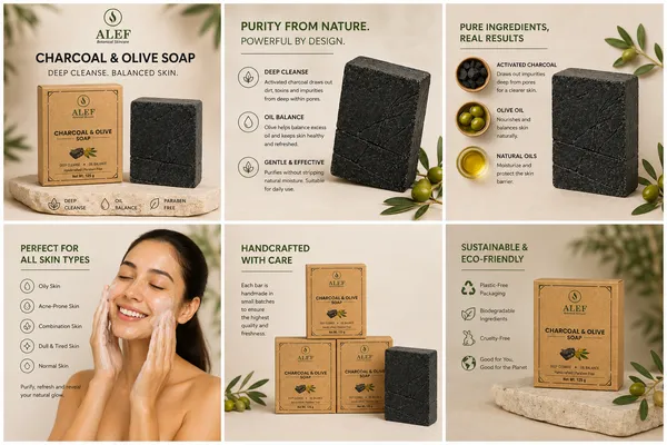 Alef_Charcoal_&_Olive_Soap_-_Pack_Of_3_X_125_Gm
