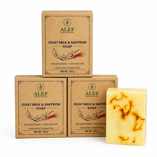 Alep_Goat_Milk_&_Saffron_Soap_-_Pack_Of_3_X_125_Gm