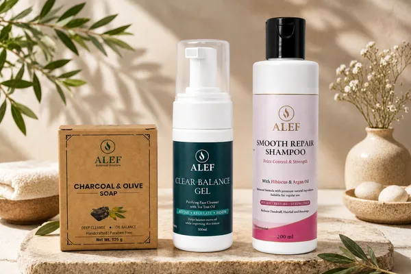 Alef_Basic_Essentials_(Charcoal_Soap,_Clear_Balance_Gel_&_Shampoo)