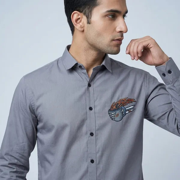 Grey_Premium_Cotton_Shirt_For_Men_And_Boys