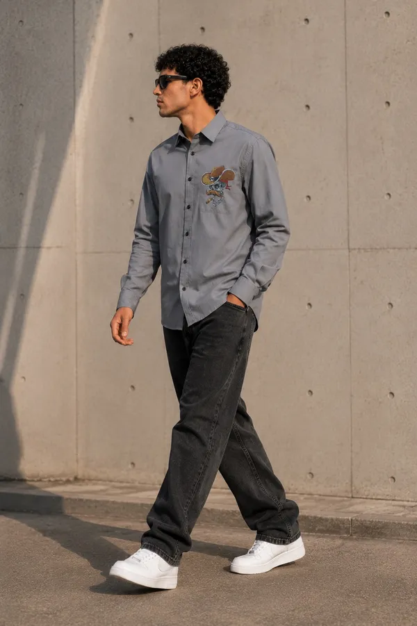Grey_Premium_Cotton_Shirt_For_Men_And_Boys