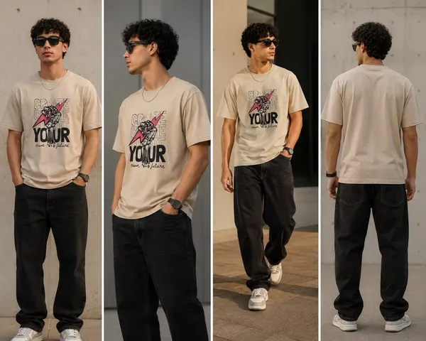 Cream_Premium_Cotton_T-Shirt_For_Men_And_Boys