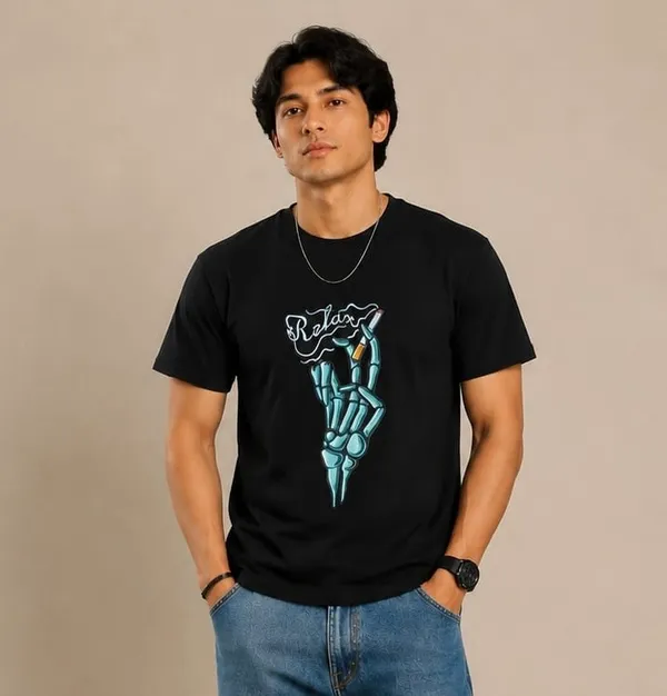 Black_Premium_Cotton_T-Shirt_For_Men_And_Boys