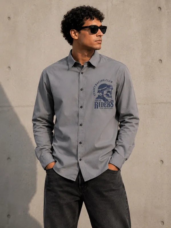 Grey_Premium_Cotton_Shirt_For_Men_And_Boys