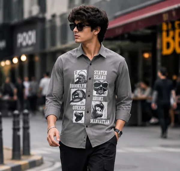 Grey_Premium_Cotton_Shirt_For_Men_And_Boys