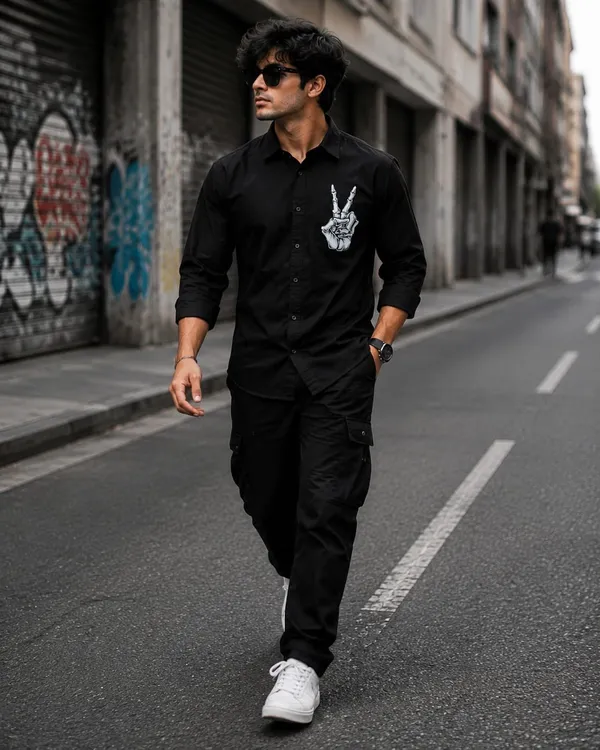 Black_Premium_Cotton_Shirt_For_Men_And_Boys
