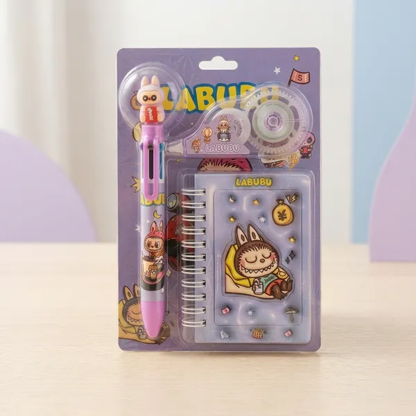 Purple_Labubu_Character_Stationery_Gift_Set_With_Notebook_And_Pen