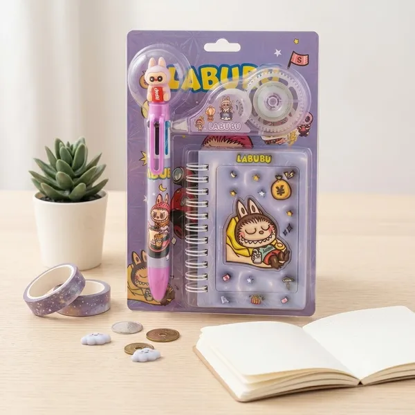 Purple_Labubu_Character_Stationery_Gift_Set_With_Notebook_And_Pen