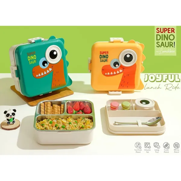 Super_Dinosaur_lunch_box_Yellow_Kids_Lunch_Box_–_Stainless_Steel_Insulated_Tiffin_for_School_with_Spoon,_BPA-Free_Yellow_Kids_Lunch_Box_–_Stainless_Steel_Insulated_Tiffin_for_School_with_Spoon,_BPA-Free