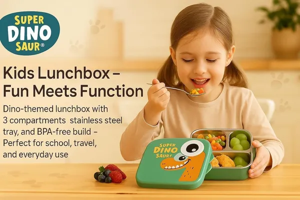 Super_Dinosaur_lunch_box_Yellow_Kids_Lunch_Box_–_Stainless_Steel_Insulated_Tiffin_for_School_with_Spoon,_BPA-Free_Yellow_Kids_Lunch_Box_–_Stainless_Steel_Insulated_Tiffin_for_School_with_Spoon,_BPA-Free