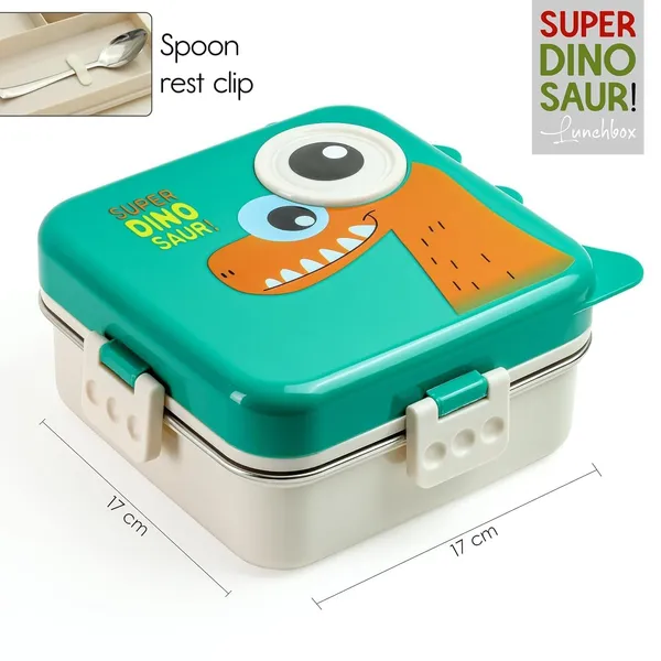 Super_Dinosaur_lunch_box_Yellow_Kids_Lunch_Box_–_Stainless_Steel_Insulated_Tiffin_for_School_with_Spoon,_BPA-Free_Yellow_Kids_Lunch_Box_–_Stainless_Steel_Insulated_Tiffin_for_School_with_Spoon,_BPA-Free