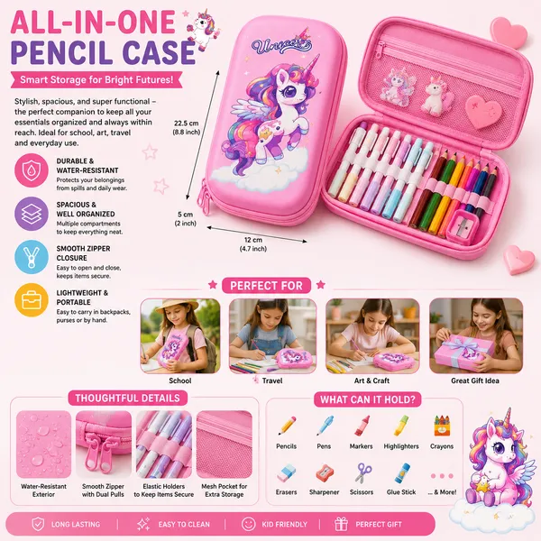 Pink_Eva_Hardshell_Unicorn_Print_Pencil_Case_For_Girls