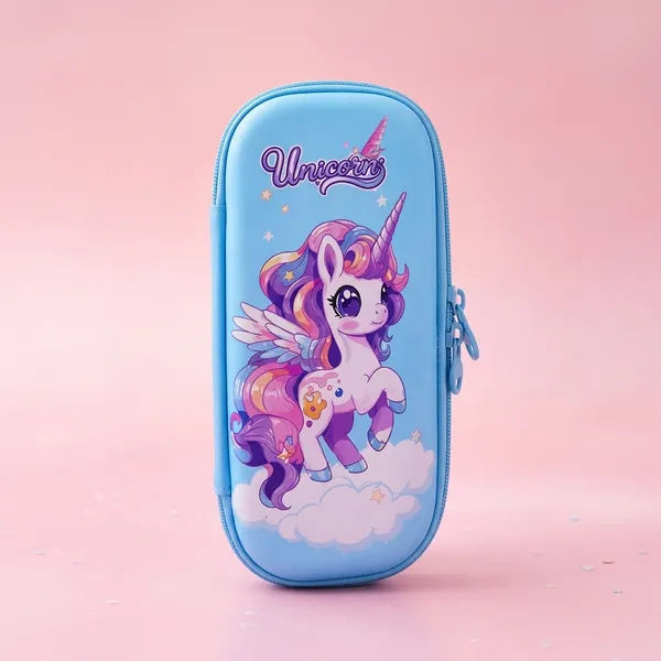 Blue_Eva_Hard_Shell_Unicorn_Print_Zippered_Pencil_Case_For_Kids