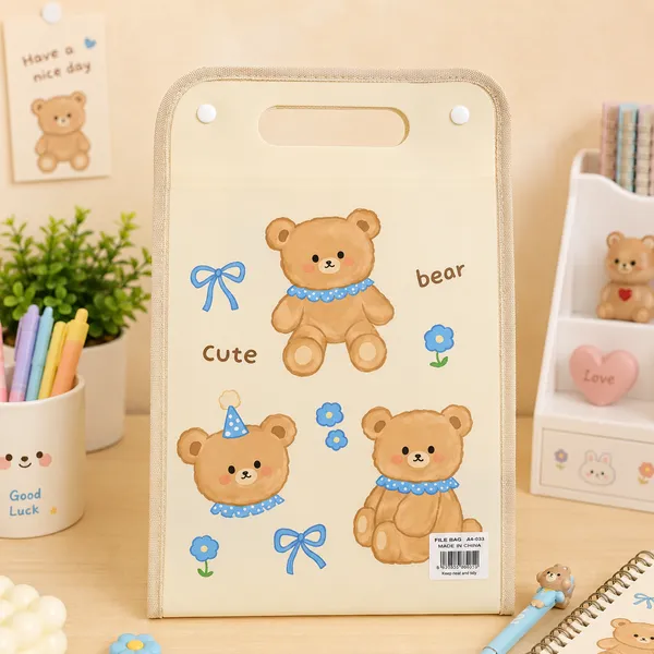 Beige_Plastic_Cute_Bear_Print_Portable_Clipboard_Storage_Case_For_Kids