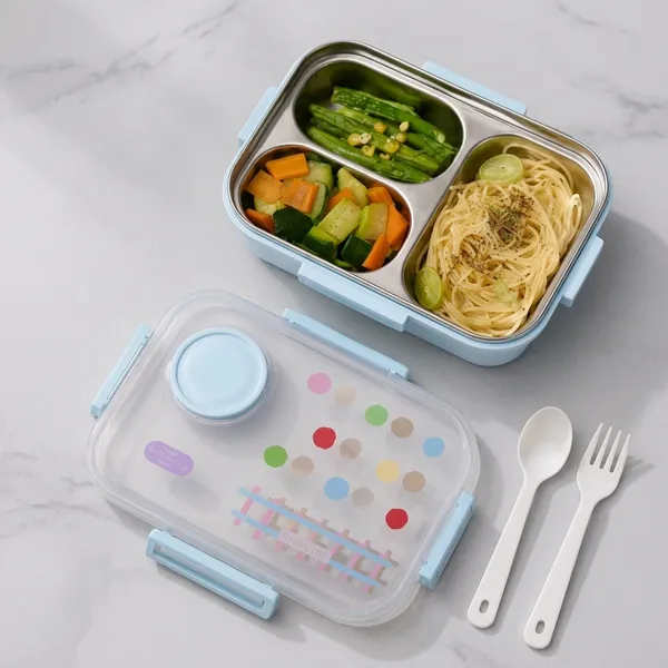 Stainless_Steel_3-Compartment_Lunch_Box_With_Spoon_And_Fork