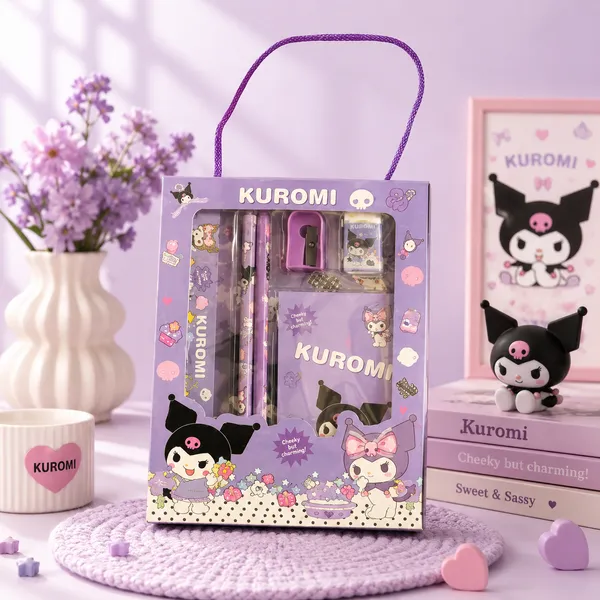 Purple_Kuromi_Character_Stationery_Gift_Set_With_Notebook_And_Pens