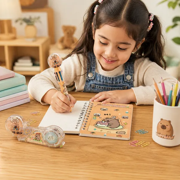 Inkberry_Multicolor_Capybara_Character_Stationery_Set_With_Notebook_For_Kids