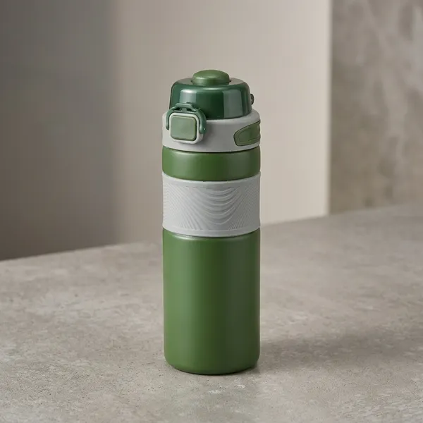 Inkberry_Green_Stainless_Steel_Sports_Water_Bottle_With_Flip_Top_Lid