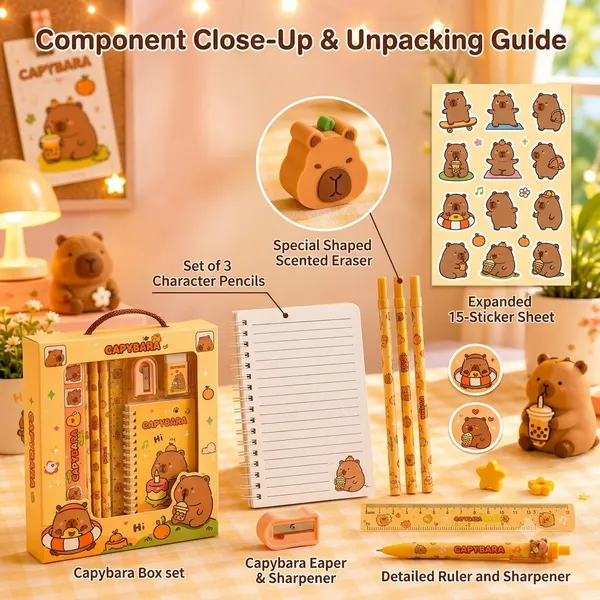 Inkberry_Multicolor_Capybara_Character_Stationery_Gift_Set_For_Kids