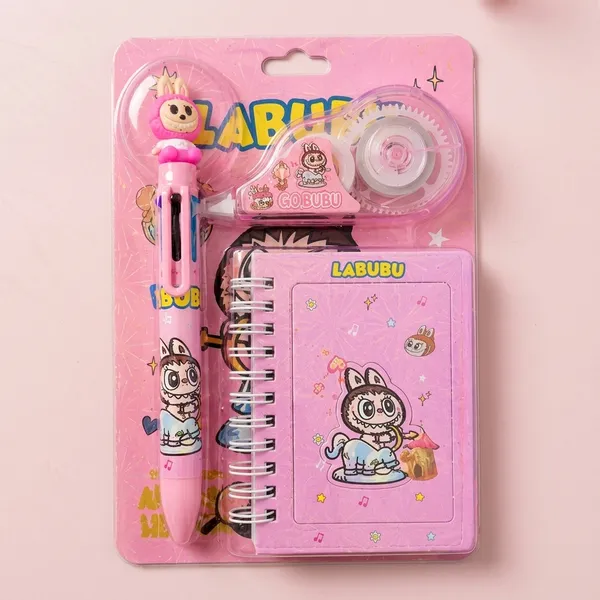 Inkberry_Pink_Labubu_Character_Stationery_Set_With_Notebook_For_Kids