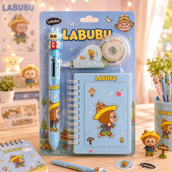 Inkberry_Purple_Labubu_Character_Stationery_Gift_Set_For_Kids