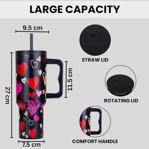 Stainless_Steel_Heart_Print_Insulated_Tumbler_With_Straw