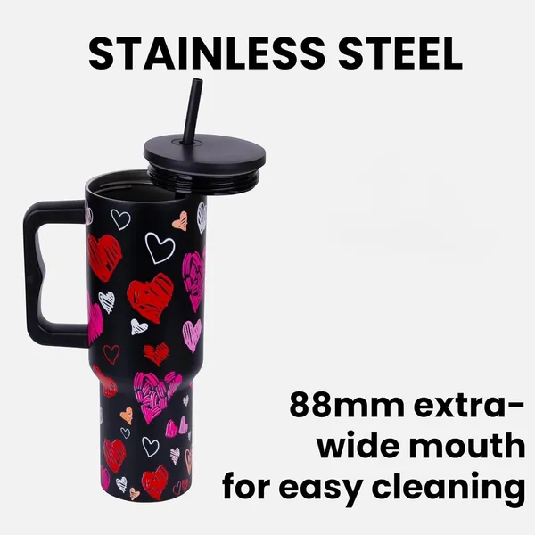 Stainless_Steel_Heart_Print_Insulated_Tumbler_With_Straw