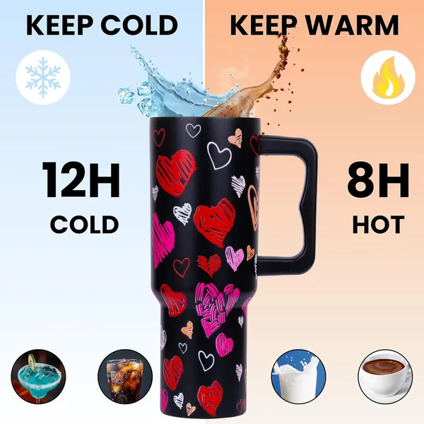 Stainless_Steel_Heart_Print_Insulated_Tumbler_With_Straw