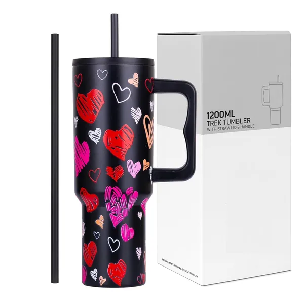 Stainless_Steel_Heart_Print_Insulated_Tumbler_With_Straw