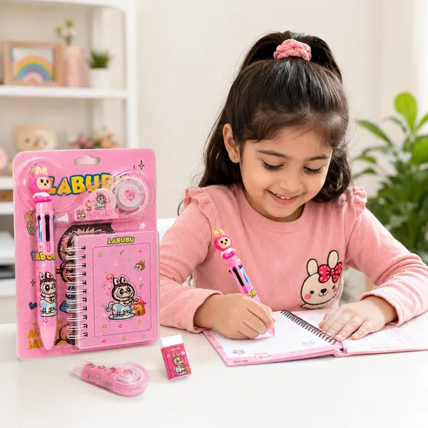 Inkberry_Pink_Labubu_Character_Stationery_Gift_Set_For_Kids