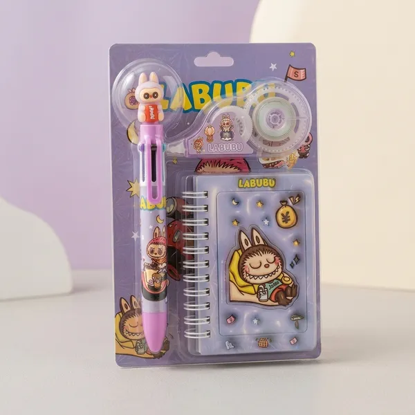 Inkberry_Purple_Labubu_Character_Stationery_Gift_Set_For_Kids