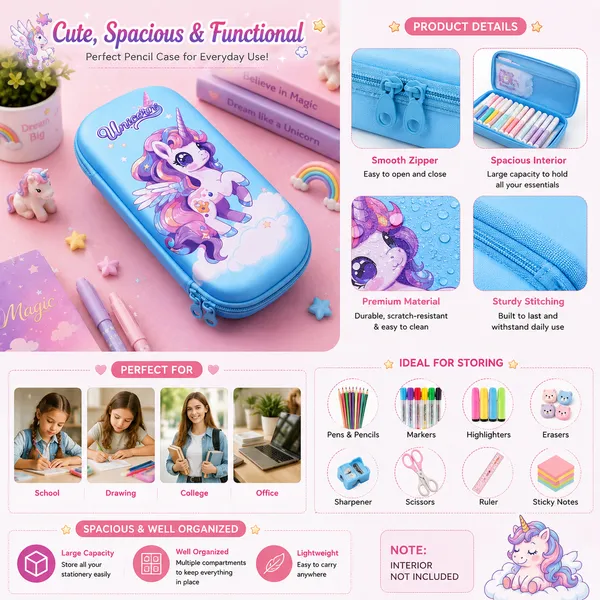 Blue_Eva_Hard_Shell_Unicorn_Print_Zippered_Pencil_Case_For_Kids