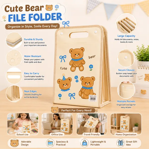 Beige_Plastic_Cute_Bear_Print_Portable_Clipboard_Storage_Case_For_Kids